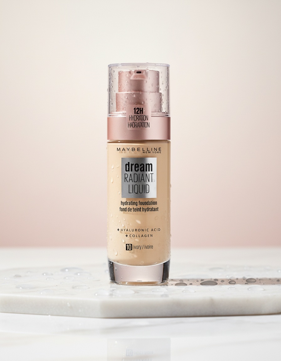 Maybelline DREAM RADIANT LIQUID hydrating foundation #010-ivory - Afbeelding 2