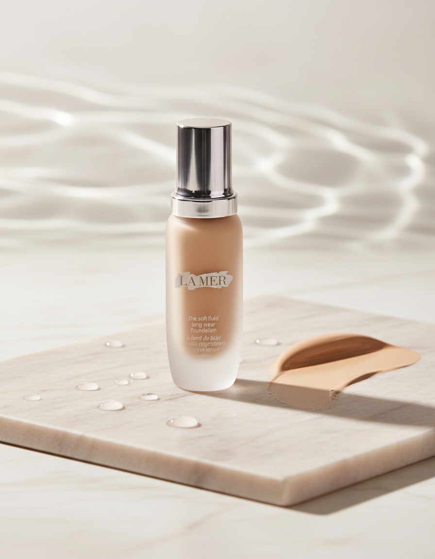 La Mer THE SOFT FLUID long wear foundation SPF20 #13-linen 30 ml - Afbeelding 2