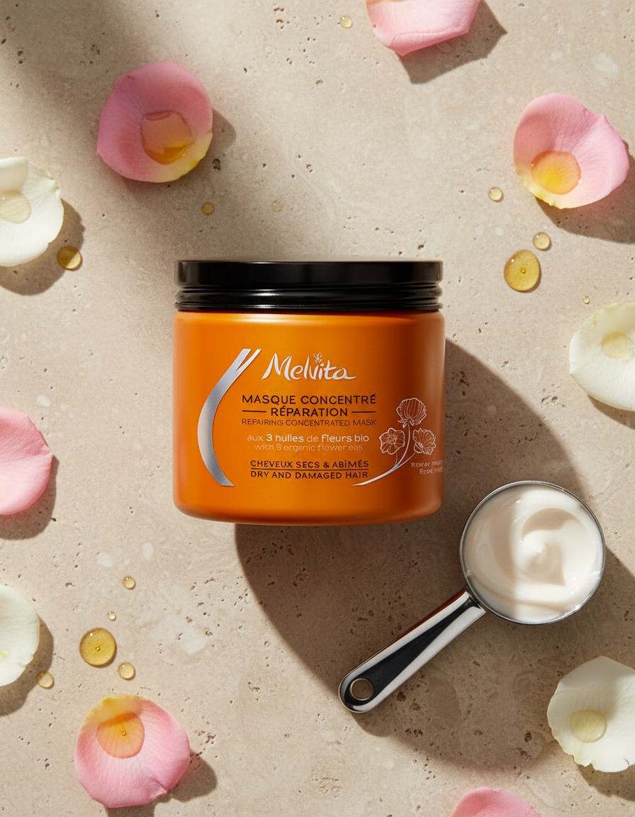 Melvita CAPILLAIRES EXPERTS repairing mask 175 ml - Afbeelding 3