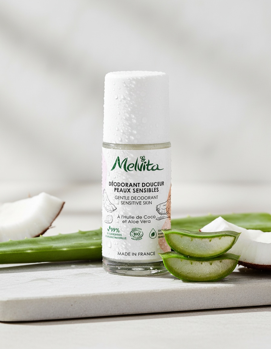 Melvita THE ESSENTIALS OF HYGIENE deodorant for sensitive skin 50 ml - Afbeelding 2