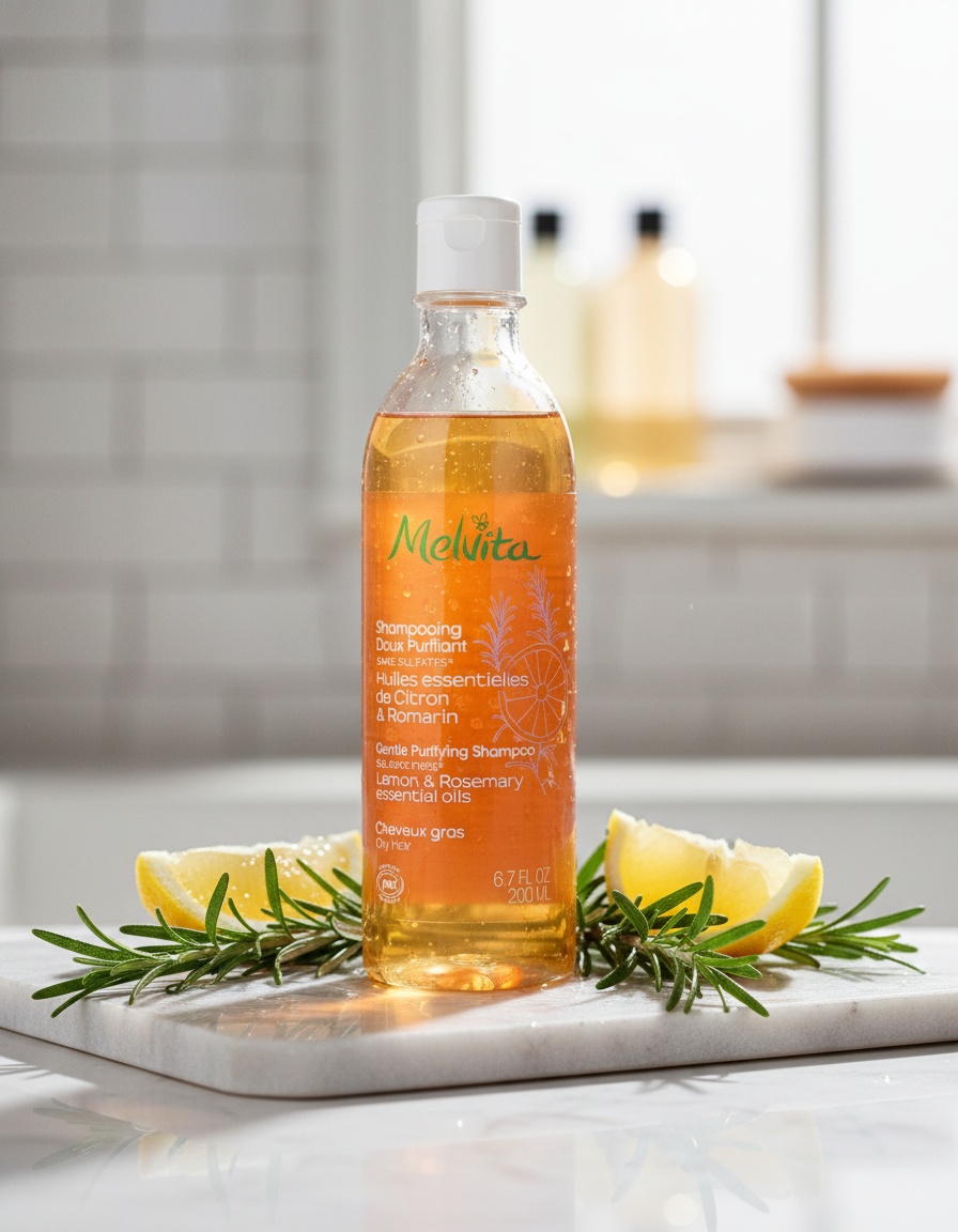 Melvita Gentle purifying shampoo for oily hair 200 ml - Afbeelding 2