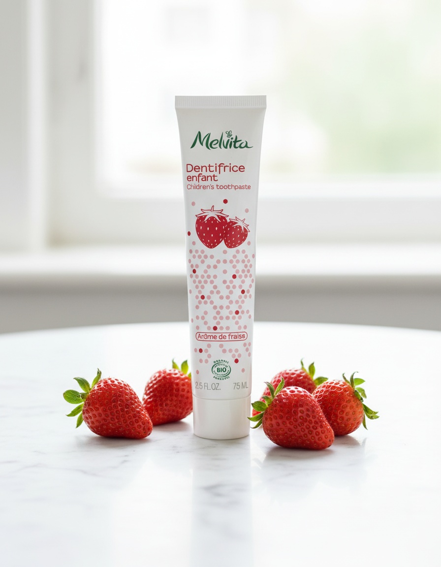 Melvita HYGIENE ESSENTIALS toothpaste for children 75 ml - Afbeelding 2