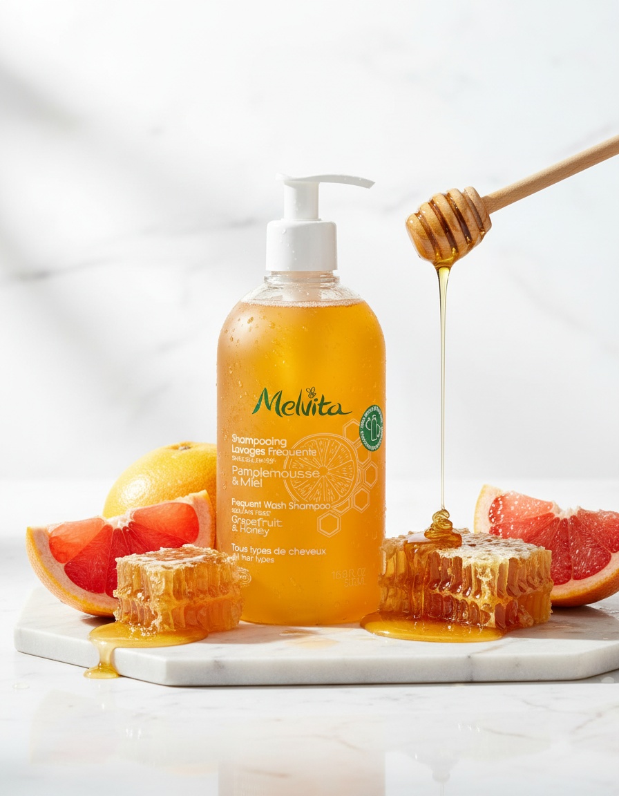 Melvita Frequent use shampoo for all hair types 500 ml - Afbeelding 2