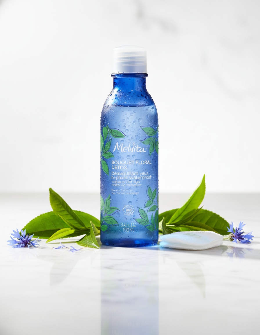 Melvita BOUQUET FLORAL LIMPIADORES desmaquillante bifásico ojos 100 ml - Afbeelding 2