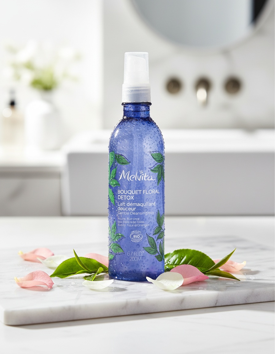 Melvita BOUQUET FLORAL LIMPIADORES leche desmaquillante 200 ml - Afbeelding 2