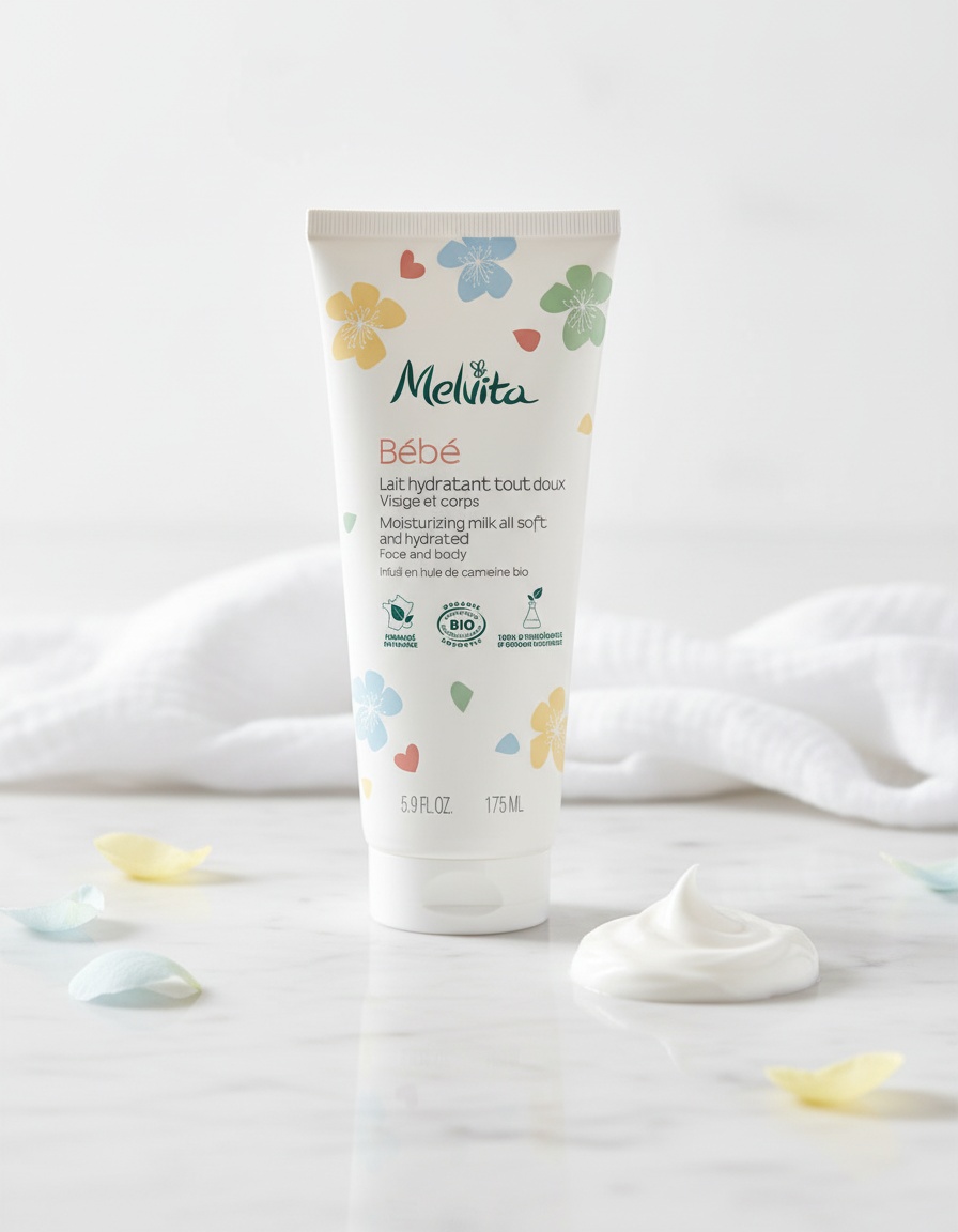 Melvita BABIES Gentle moisturizing milk for babies 175 ml - Afbeelding 2