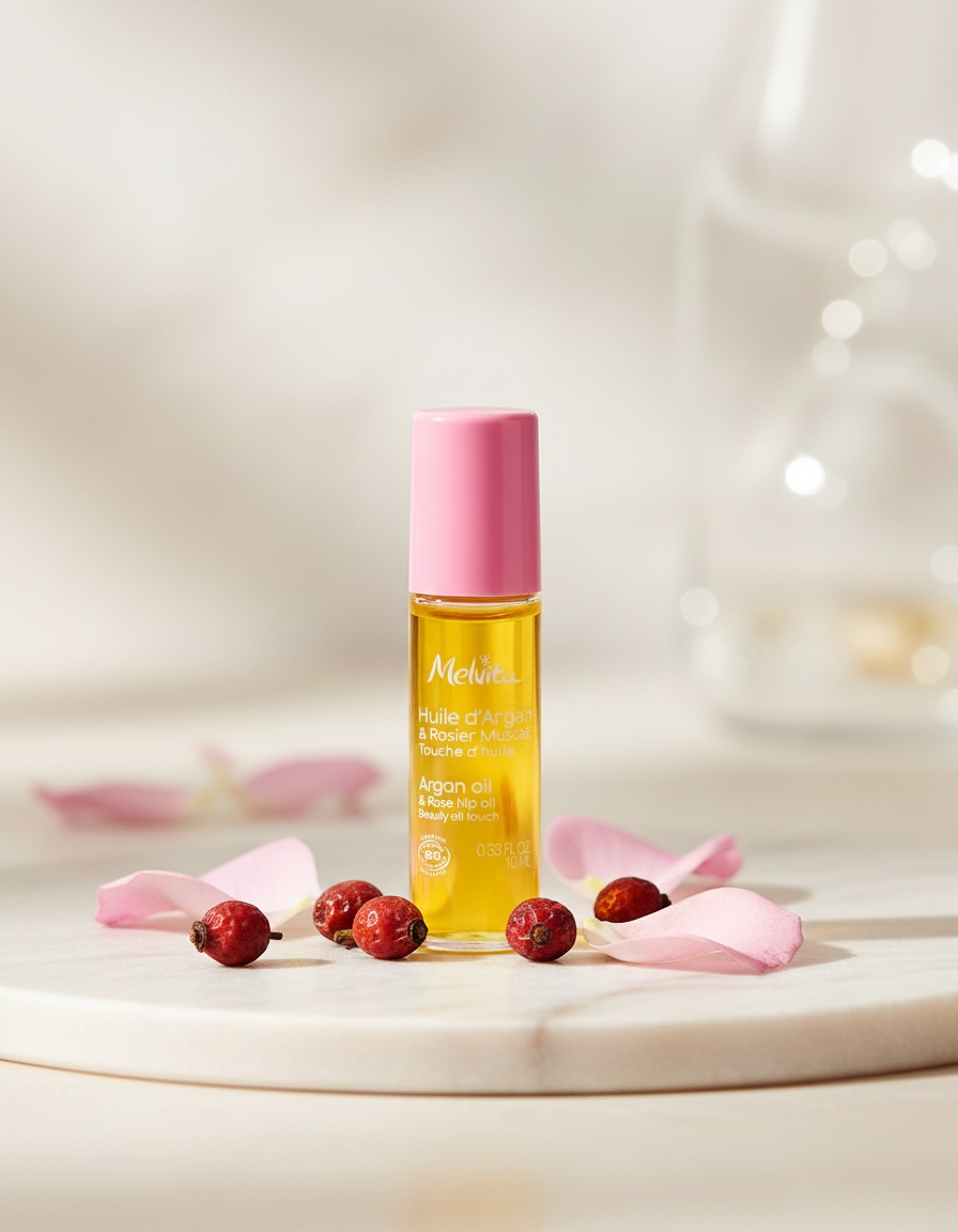 Melvita ACEITES DE BELLEZA roll on argán rosa mosqueta 10 ml - Afbeelding 2