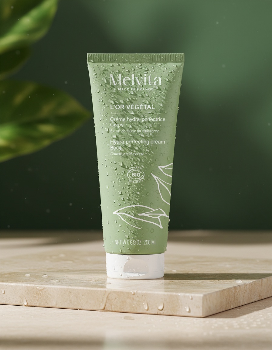 Melvita L'OR VÉGÉTAL hydra-perfecting body cream 200 ml - Afbeelding 2