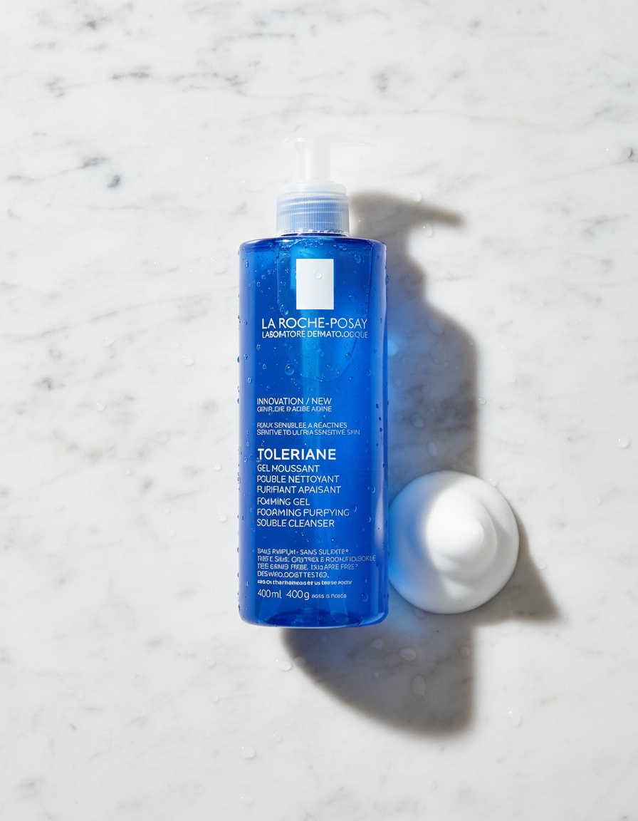 La Roche Posay TOLERIANE double cleansing foaming gel 400 ml - Afbeelding 2