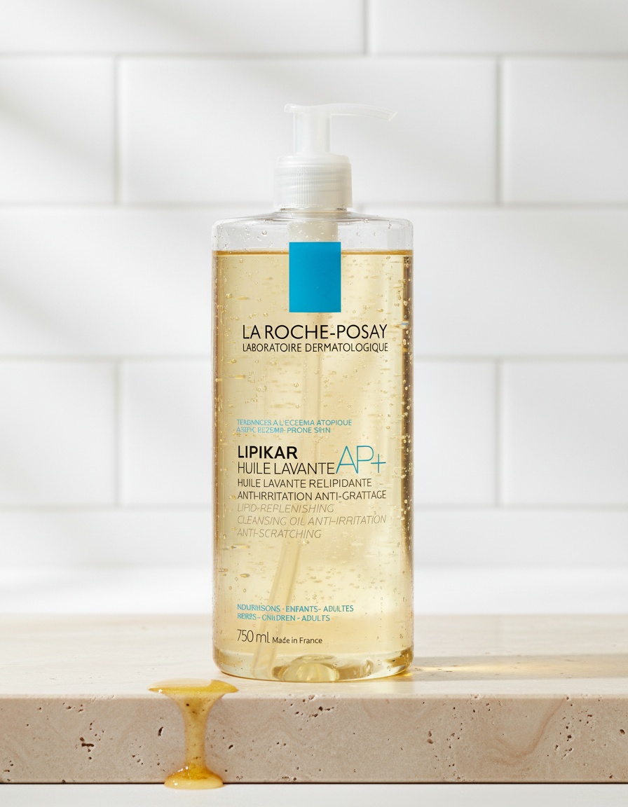 La Roche Posay LIPIKAR AP+ Cleansing Oil Anti-irritation Body Cleanser for Atopic Skin 750 ml - Afbeelding 2