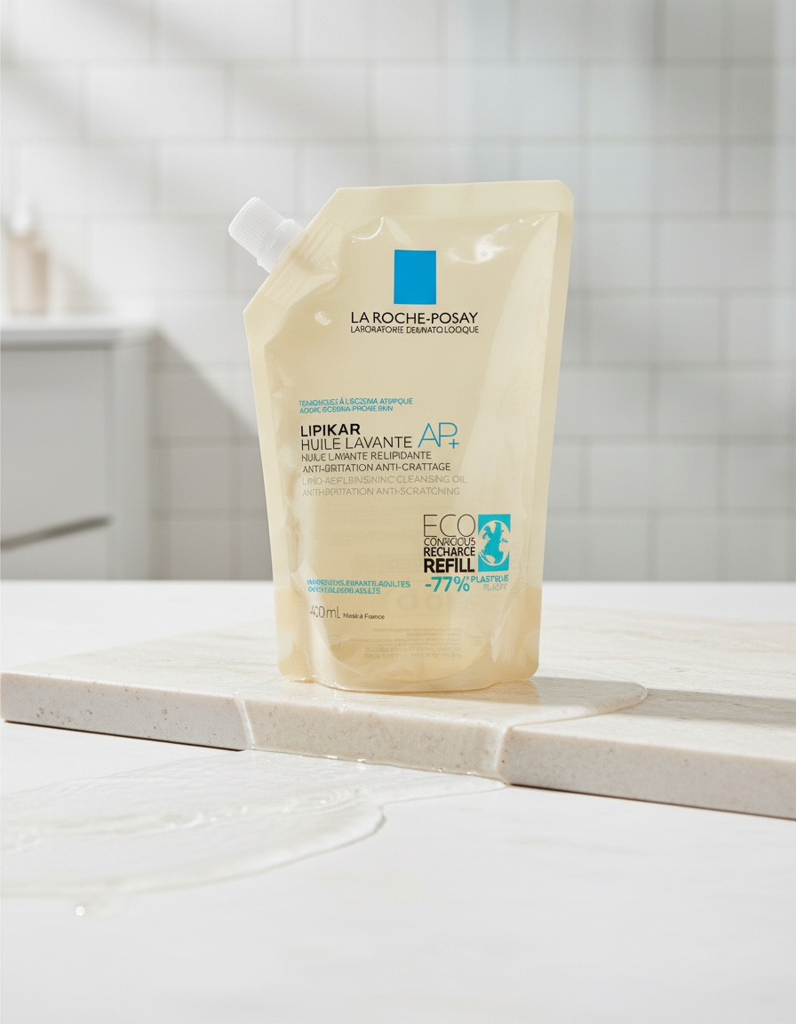 La Roche Posay LIPIKAR AP+ cleansing oil refill 400 ml - Afbeelding 2