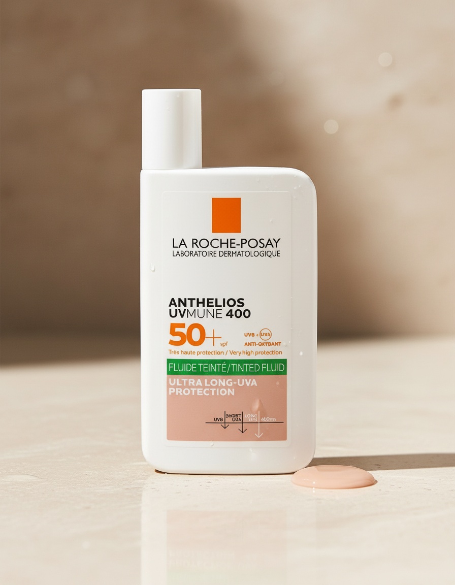 La Roche Posay ANTHELIOS UVMUNE 400 OIL CONTROL fluido invisible con color SPF50+ 50 ml - Afbeelding 2