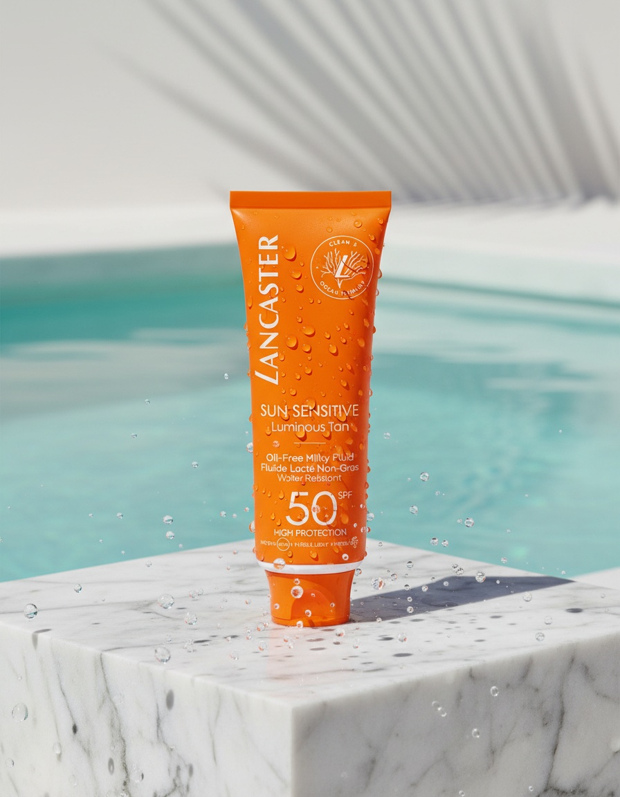 Lancaster SUN SENSITIVE oil-free milky fluid SPF50 50 ml - Afbeelding 2