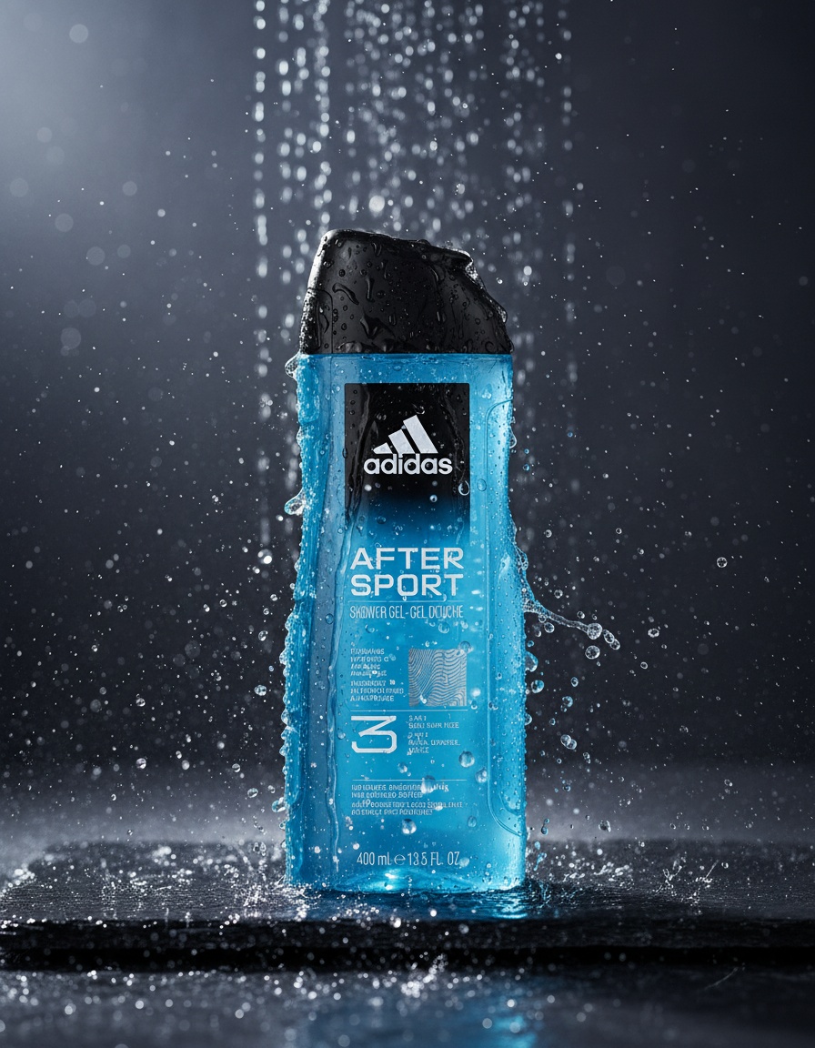 ADIDAS AFTER SPORT shower gel 400 ml - Afbeelding 2