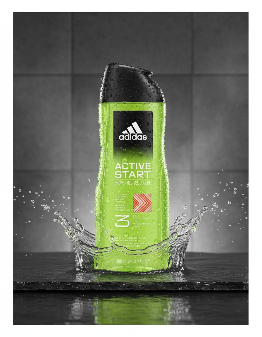 ADIDAS ACTIVE START shower gel 400 ml - Afbeelding 2