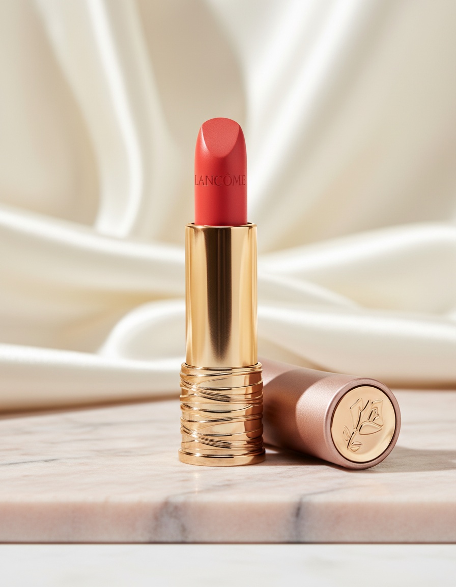 LancÔme L'ABSOLU ROUGE INTIMATTE lipstick #196 3.4 gr - Afbeelding 2