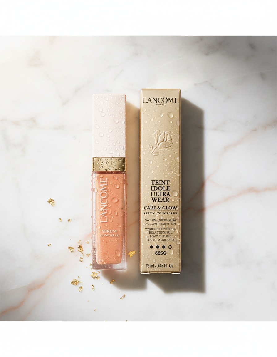 LancÔme TEINT IDOLE ULTRA WEAR care & glow serum concealer #325C 13.5ml - Afbeelding 2