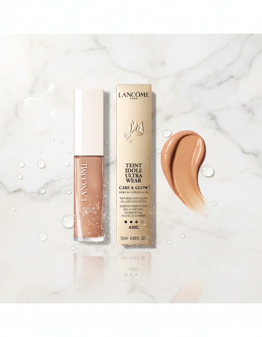 LancÔme TEINT IDOLE ULTRA WEAR care & glow serum concealer #430C 13.5ml - Afbeelding 2