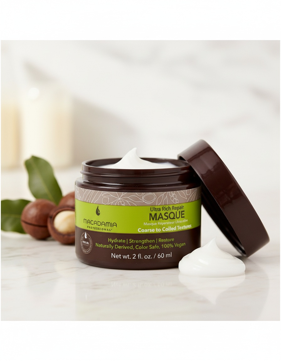 Macadamia ULTRA RICH MOISTURE MASQUE nourishing moisturizing mask 60 ml - Afbeelding 2