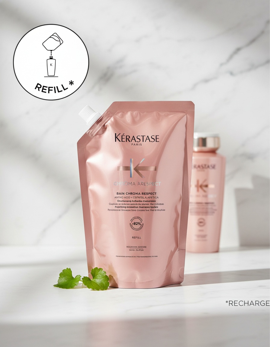 Kerastase CHROMA ABSOLU moisturizing protective shampoo refill 500 ml - Afbeelding 2
