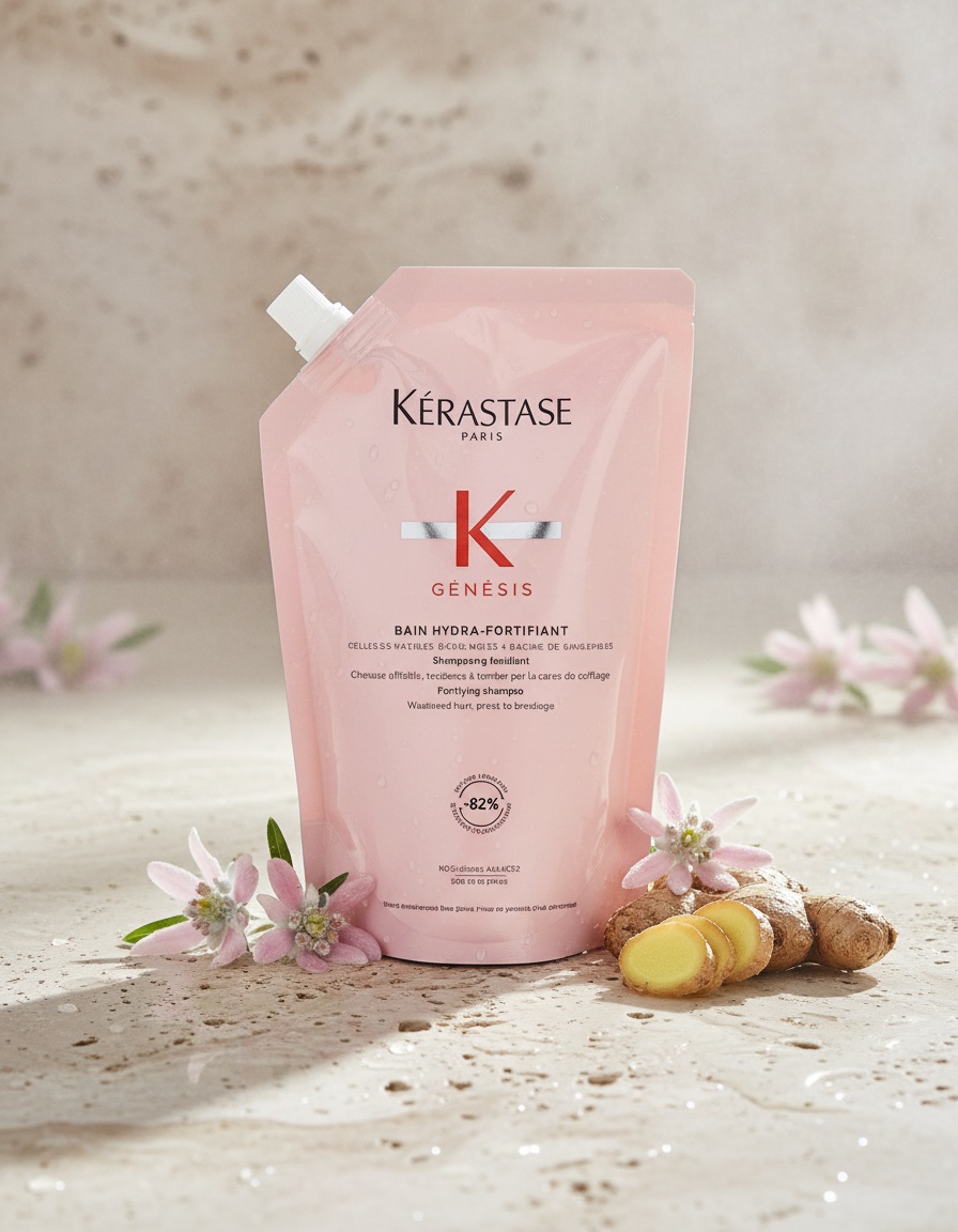 Kerastase GENESIS bain hydra-fortifiant refill 500 ml - Afbeelding 2