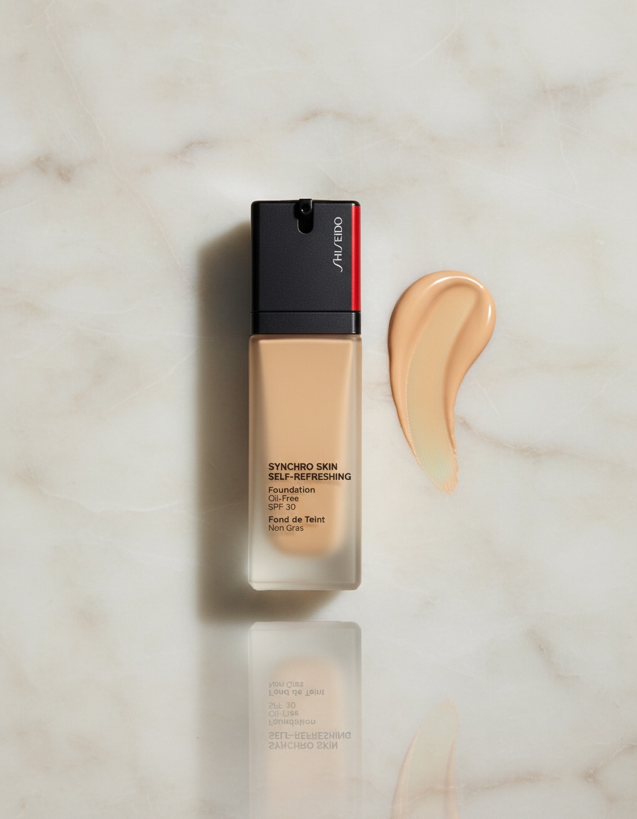 Shiseido SYNCHRO SKIN self refreshing foundation #420 bronze 30 ml - Afbeelding 2