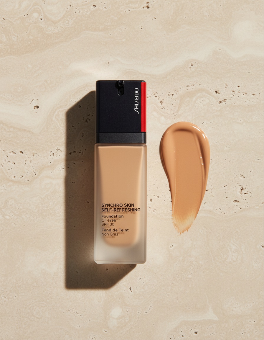Shiseido SYNCHRO SKIN self refreshing foundation #460 topaz 30 ml - Afbeelding 2