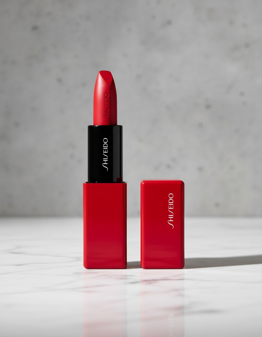 Shiseido TECHNOSATIN gel lipstick #416 red shift 3.30 gr - Afbeelding 2