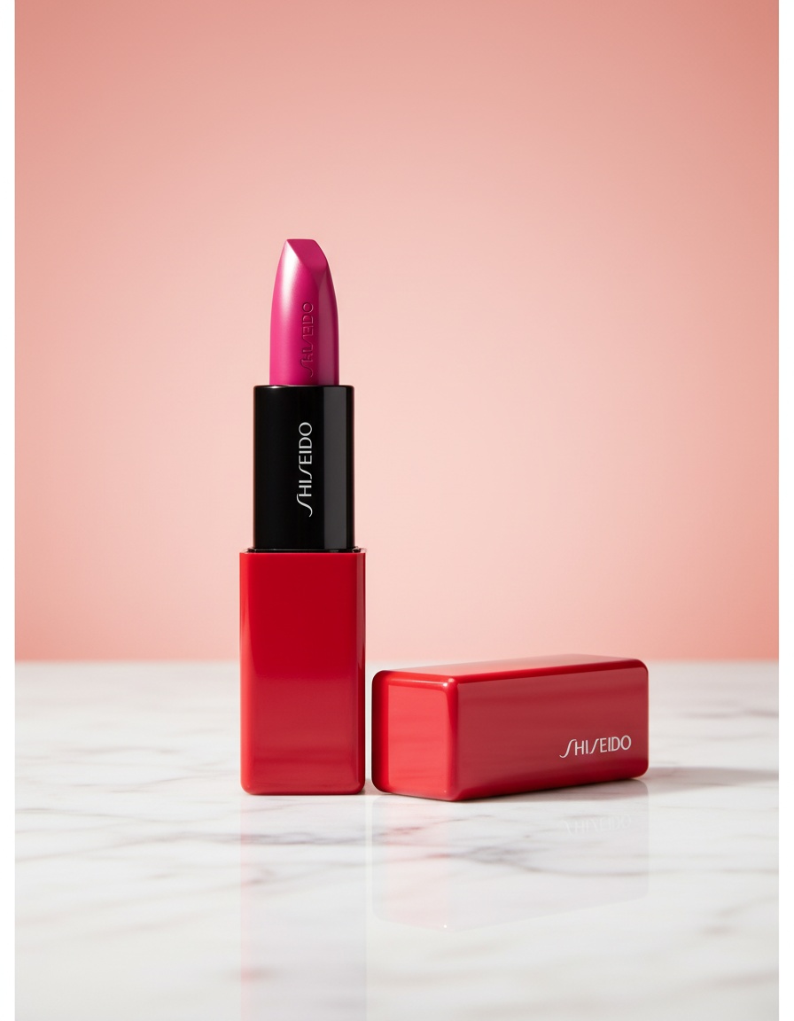 Shiseido TECHNOSATIN gel lipstick #422 fuchsia flux 3.30 gr - Afbeelding 2