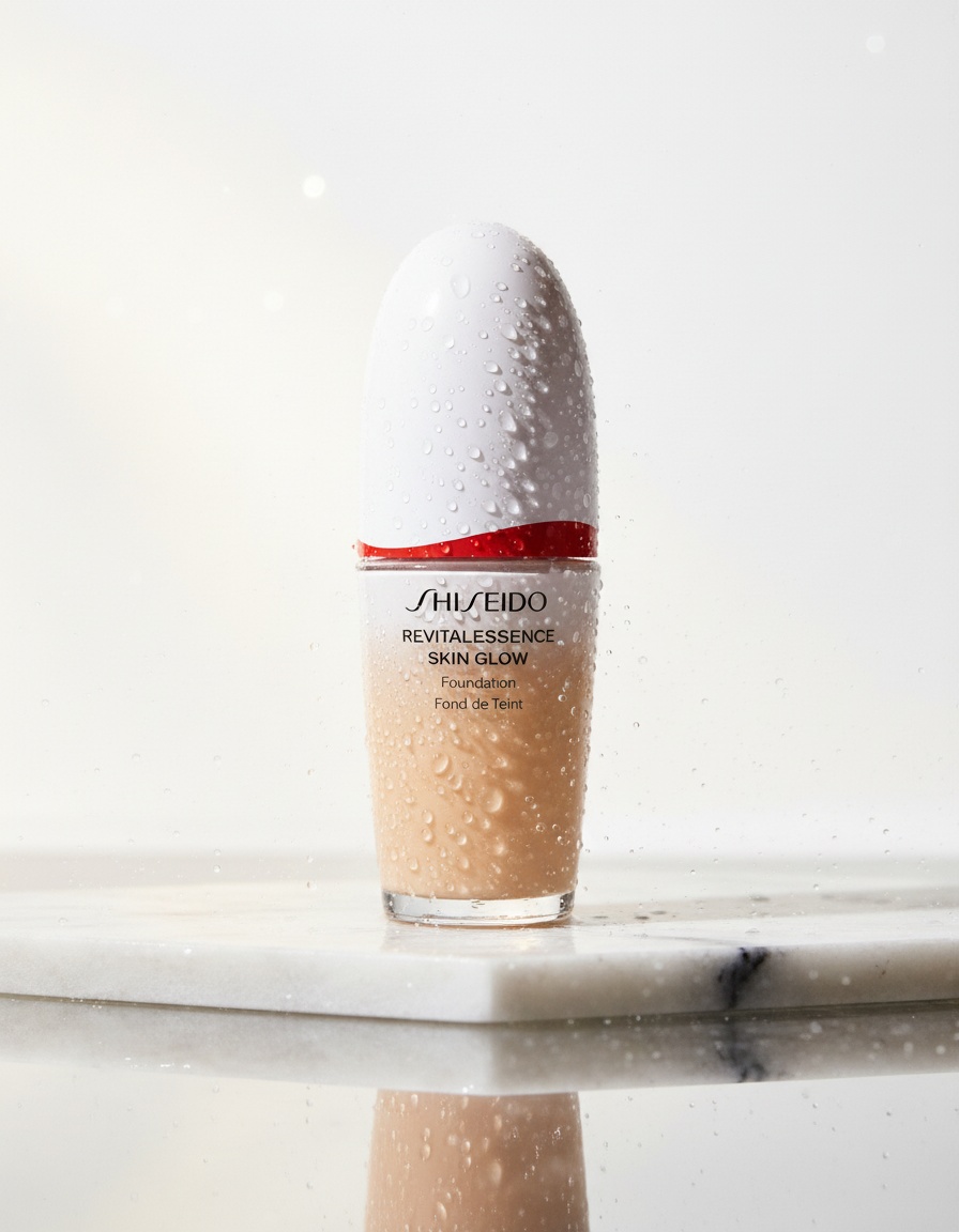 Shiseido REVITALESSENCE SKIN GLOW foundation #130 30ml - Afbeelding 2