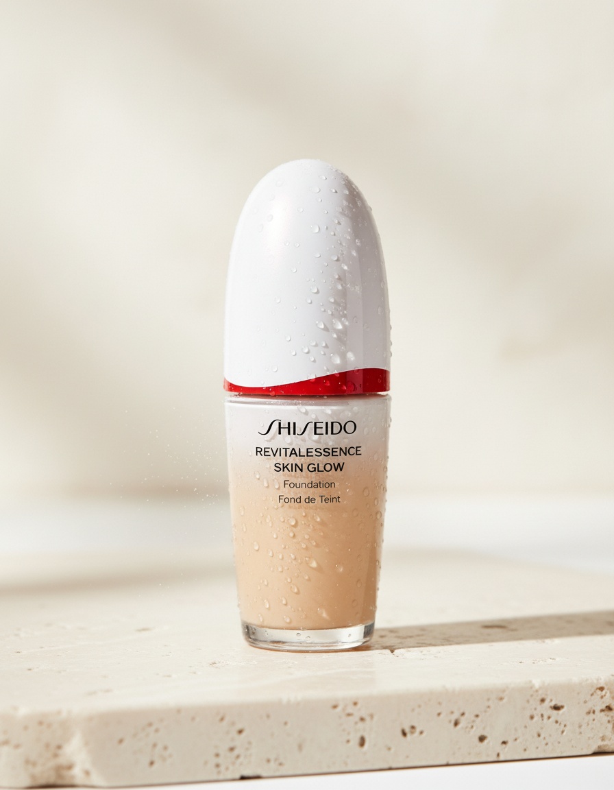 Shiseido REVITALESSENCE SKIN GLOW foundation #310 30ml - Afbeelding 2