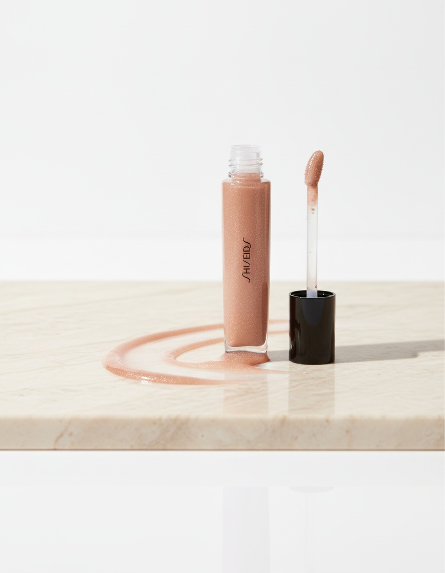 Shiseido SHIMMER gel gloss #03 kurumi beige 9 ml - Afbeelding 2