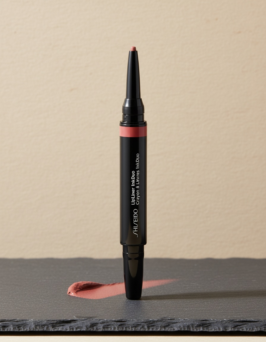 Shiseido LIPLINER ink duo #04 rosewood 1.1 gr - Afbeelding 2