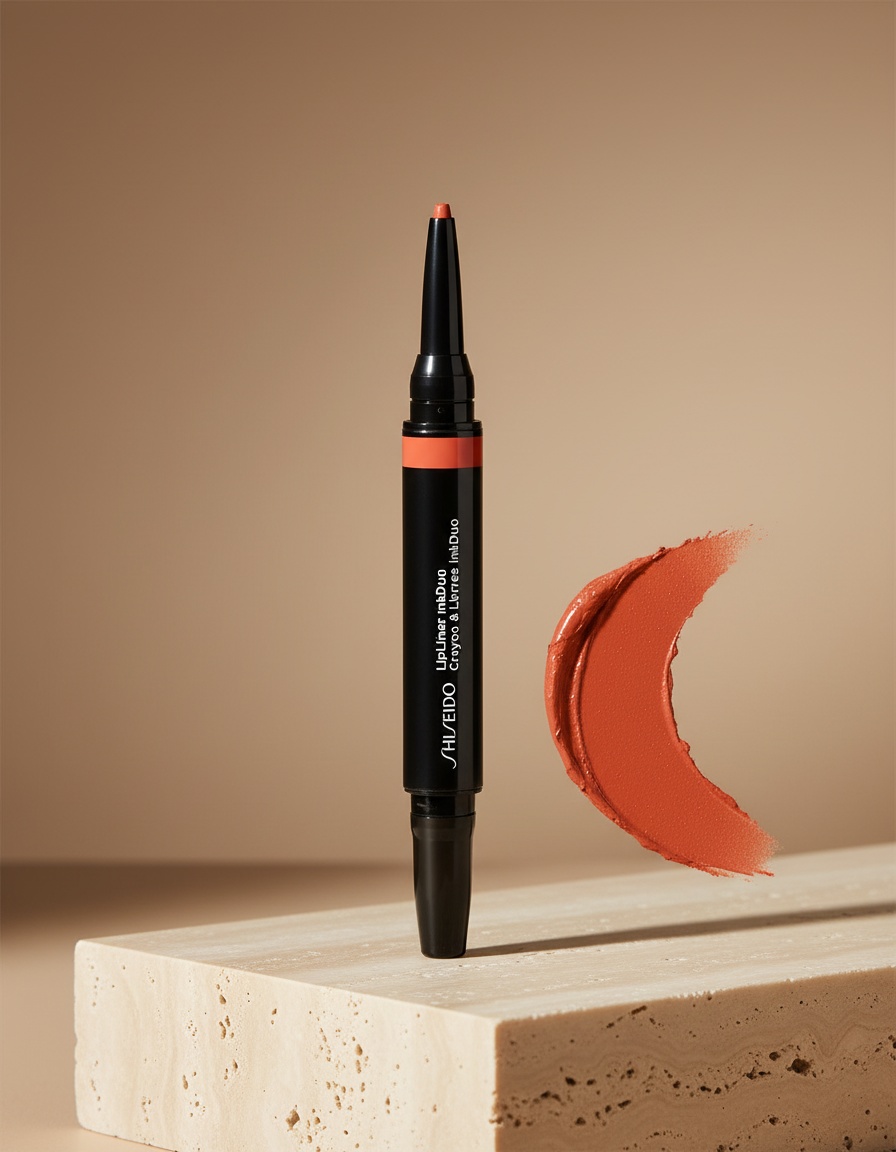 Shiseido LIPLINER ink duo #05 geranium 1.1 gr - Afbeelding 2