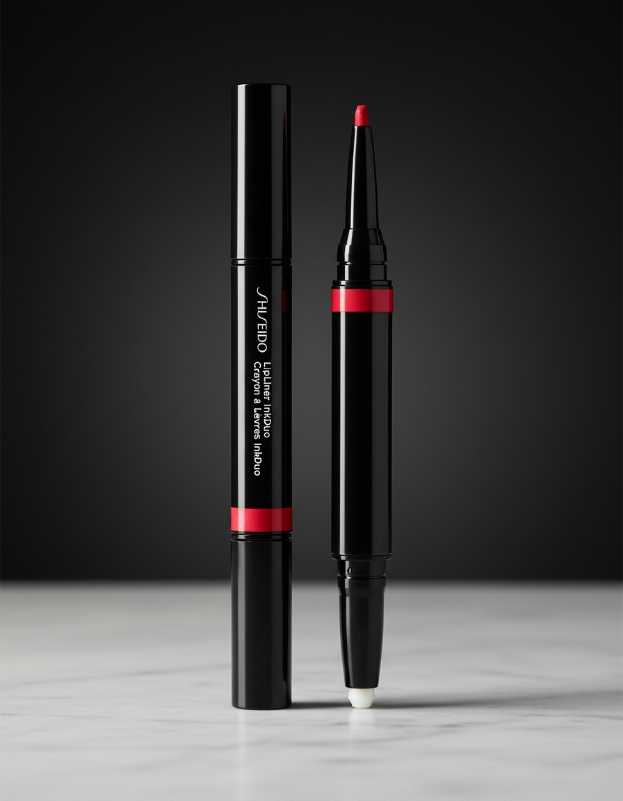Shiseido LIPLINER ink duo #08 true red 1.1 gr - Afbeelding 2
