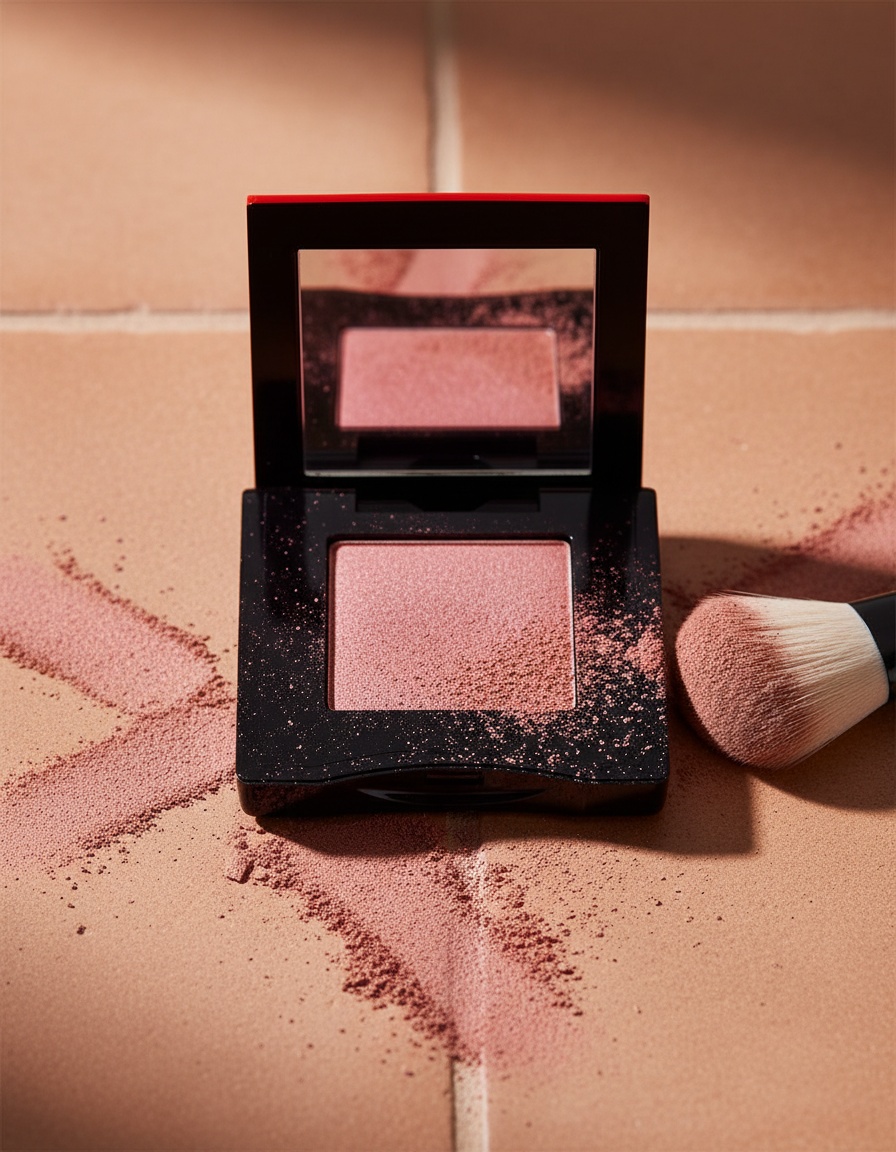 Shiseido POP powdergel eyeshadow #14-sparkling coral - Afbeelding 2