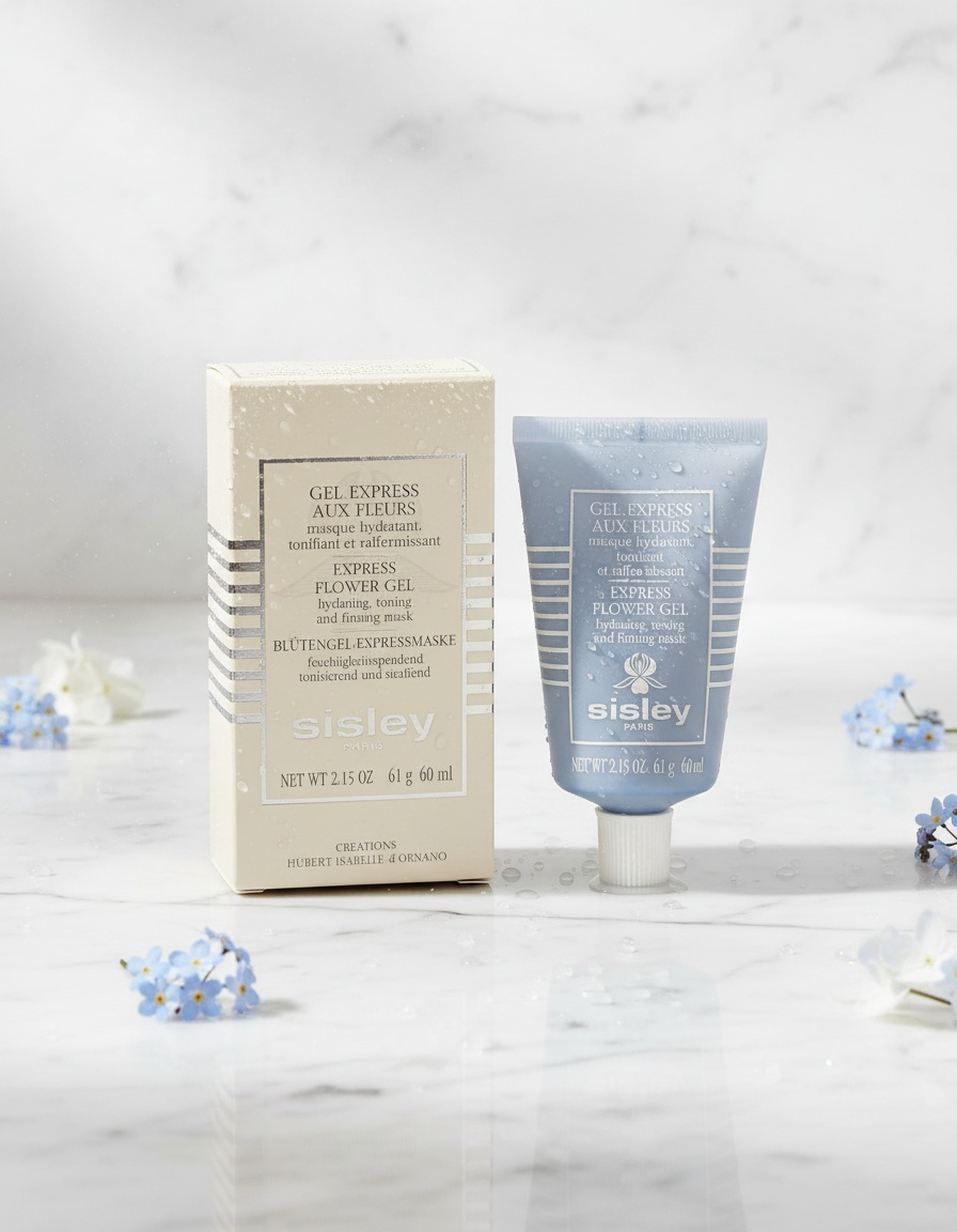 Sisley GEL EXPRESS AUX FLEURS masque hydratant 60 ml - Afbeelding 2