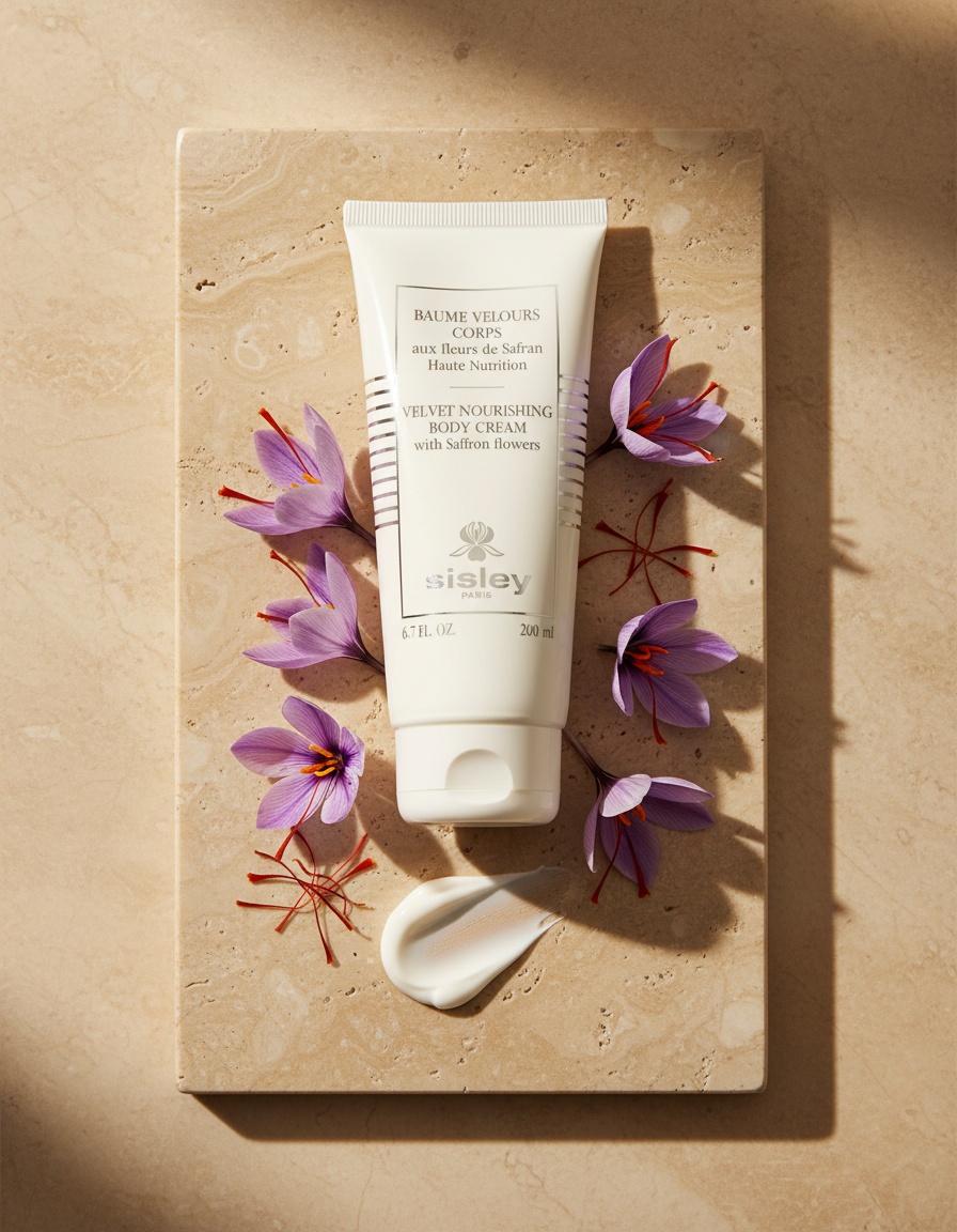 Sisley BAUME VELOURS aux fleurs de safran 200 ml - Afbeelding 2