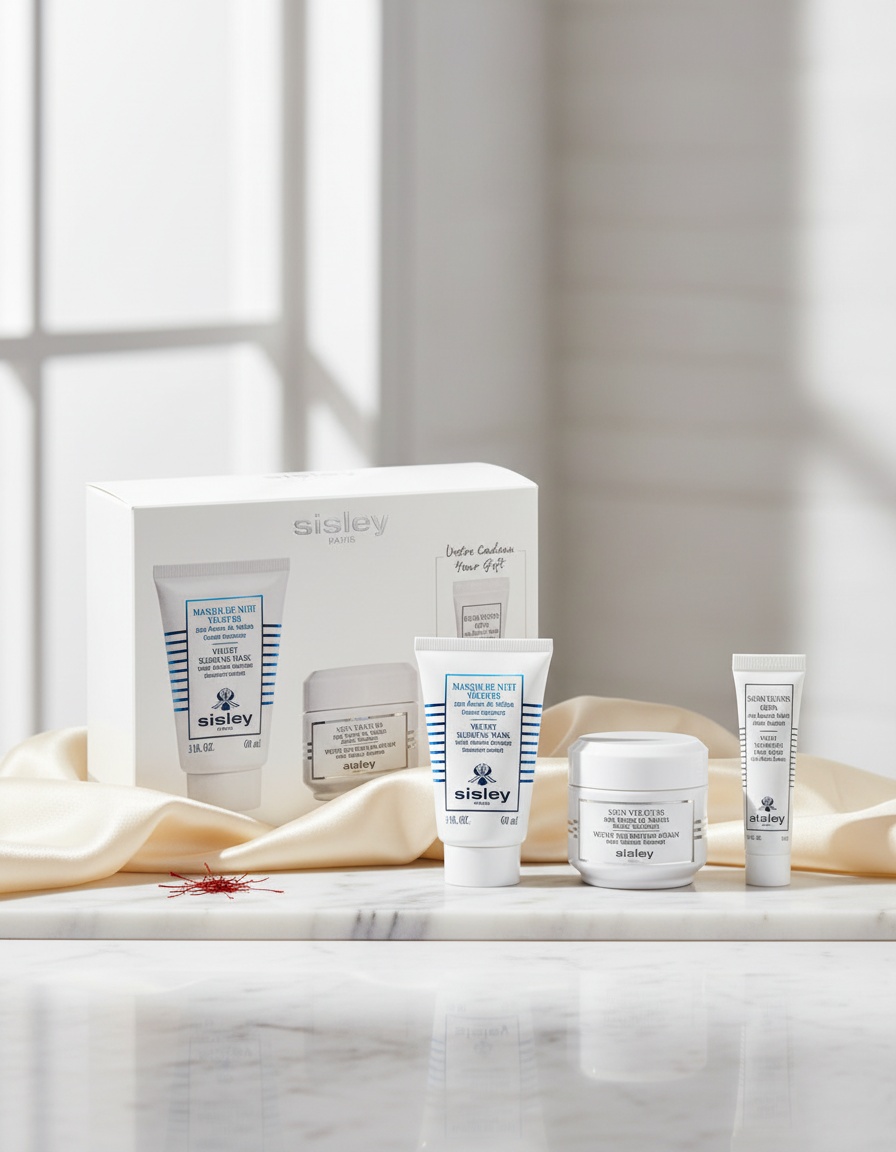 Sisley SOIN VELOURS AUX FLEURS SAFRAN LOT 3 pcs - Afbeelding 2