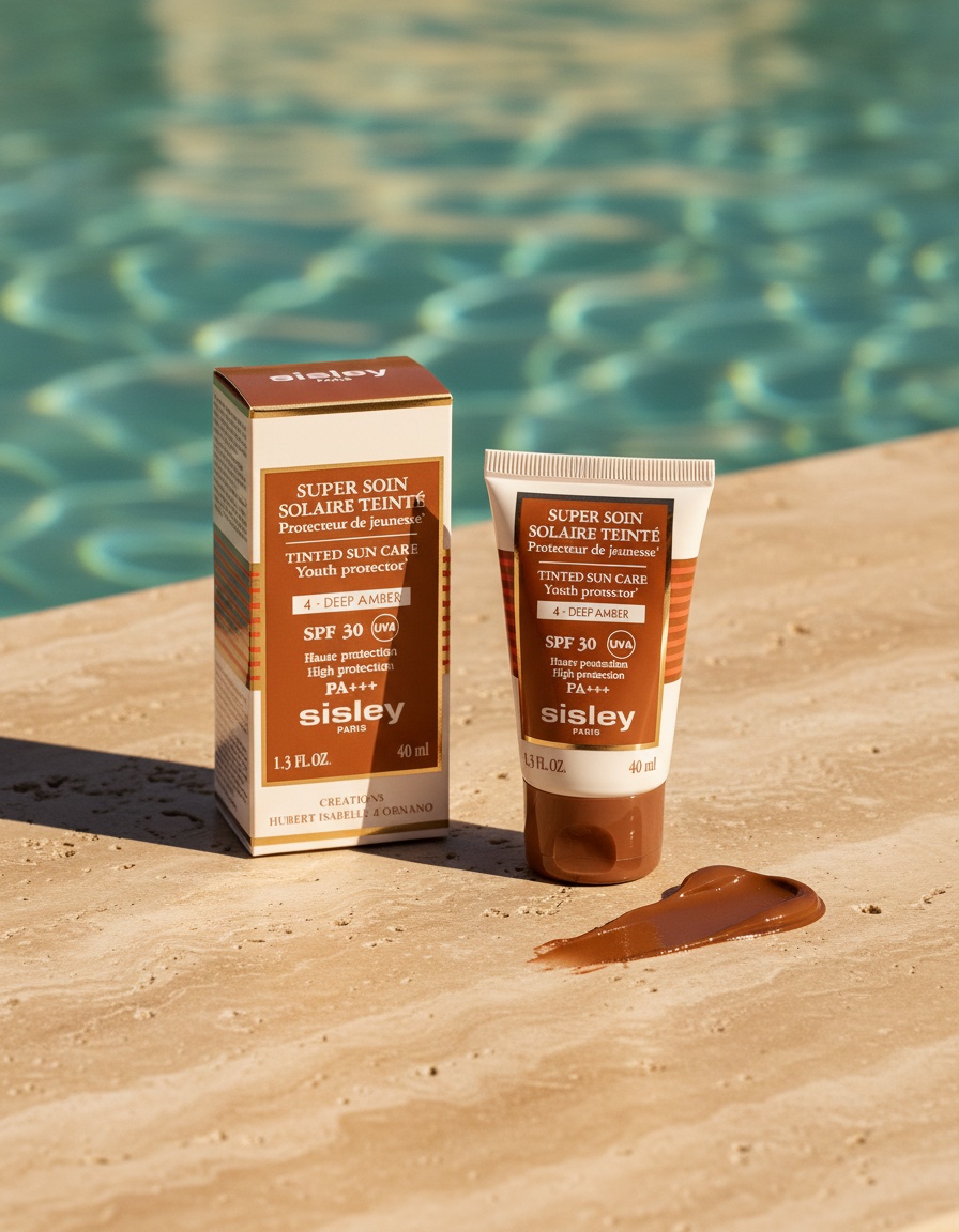 Sisley SUPER SUN CARE face SPF30 #deep amber 40 ml - Afbeelding 2