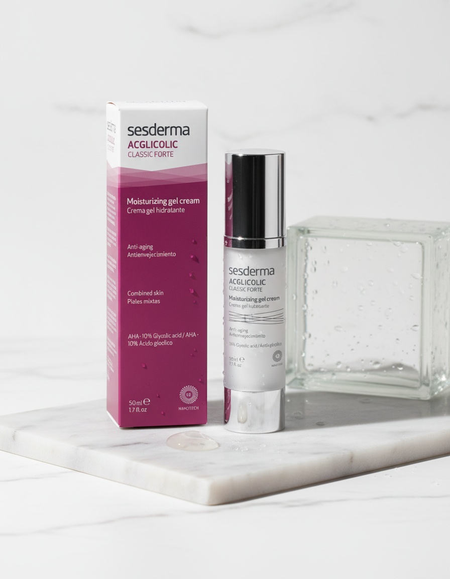 Sesderma ACGLICOLIC classic strong moisturizing gel cream 50 ml - Afbeelding 2