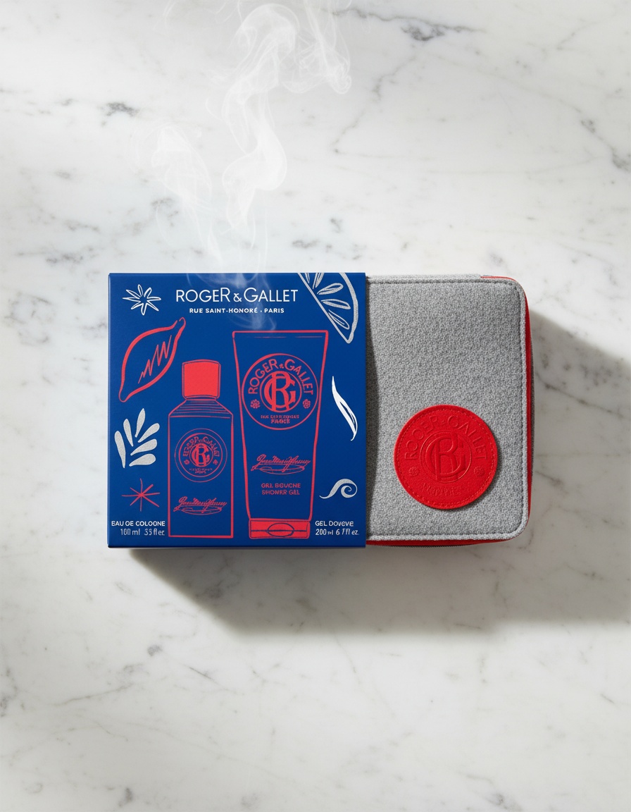 Roger & gallet JEAN MARIE FARINA CASE 2 pcs - Afbeelding 2