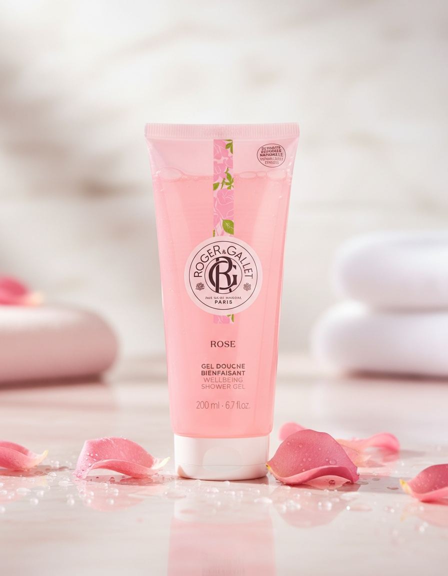 Roger & gallet ROSE gel de ducha bienestar 200 ml - Afbeelding 2