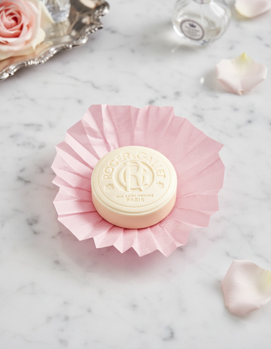 Roger & gallet ROSE THÉ wellness soap 100 gr - Afbeelding 2