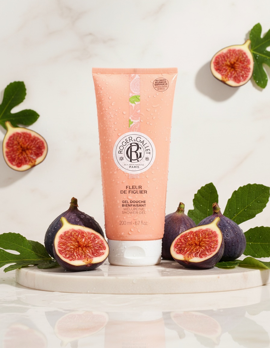 Roger & gallet FLEUR DE FIGUIER gel de ducha bienestar 200 ml - Afbeelding 2