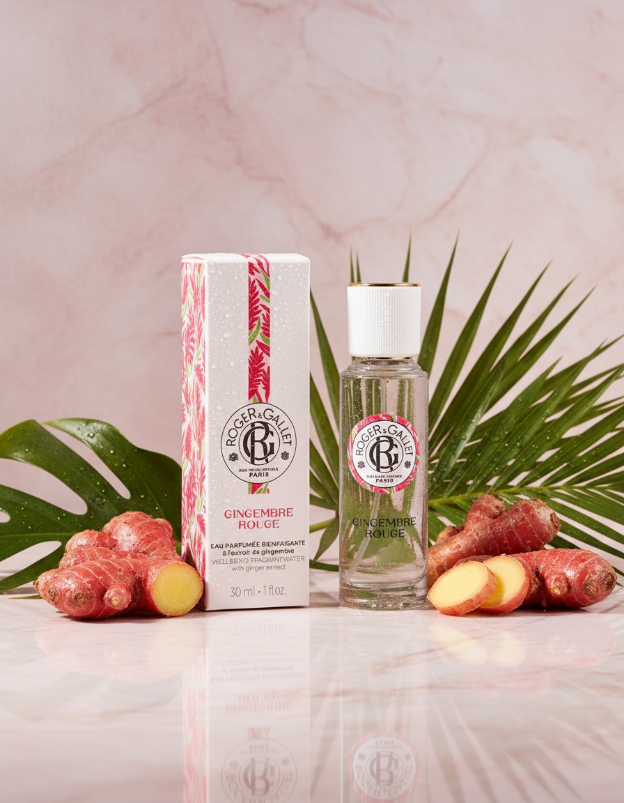 Roger & gallet GINGEMBRE ROUGE agua perfumada bienestar 30 ml - Afbeelding 2