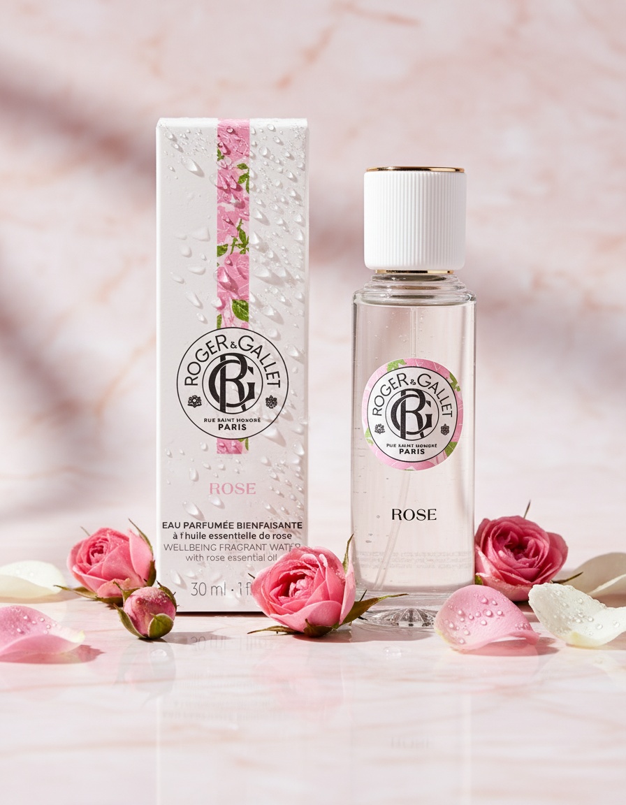 Roger & gallet ROSE agua perfumada bienestar 30 ml - Afbeelding 2