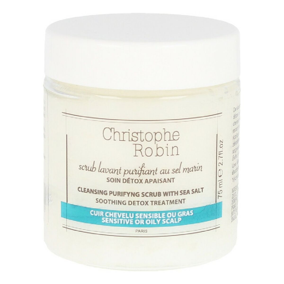 Haarexfoliator Christophe Robin Purifiying Sea Marine 75 ml