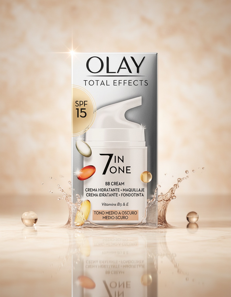 Olay TOTAL EFFECTS BB CREAM SPF15 #medium - Afbeelding 2