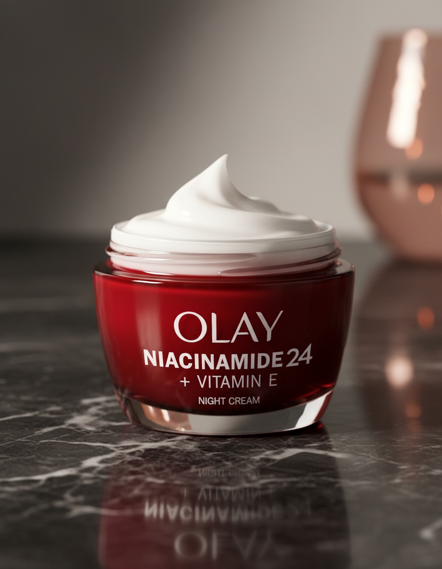 Olay NIACINAMIDE24 + VITAMIN E revitalizing night cream 50 ml - Afbeelding 2